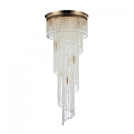 Candelabru Cascade DIA522-CL-12-G, 12xE14, auriu+transparent, IP20, Maytoni [4]
