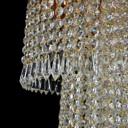 Candelabru Cascade DIA522-CL-12-G, 12xE14, auriu+transparent, IP20, Maytoni [5]