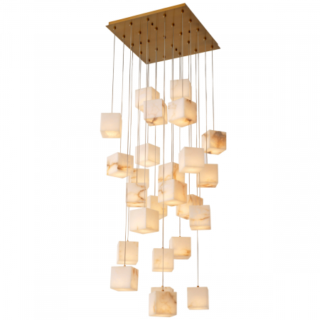   Candelabru Duboce finisaj din alamă antică 117364 EICHHOLTZ [2]