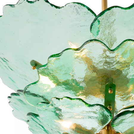   Candelabru Florina din sticlă verde 118404 EICHHOLTZ [2]