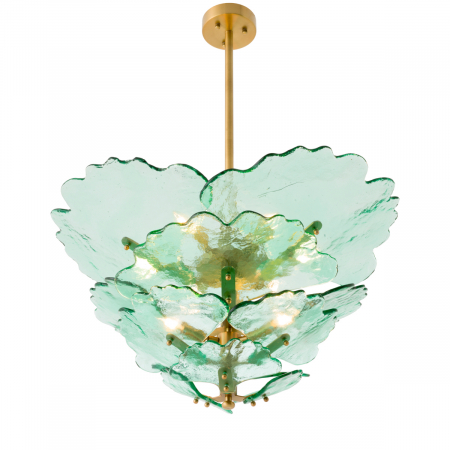   Candelabru Florina din sticlă verde 118404 EICHHOLTZ [1]