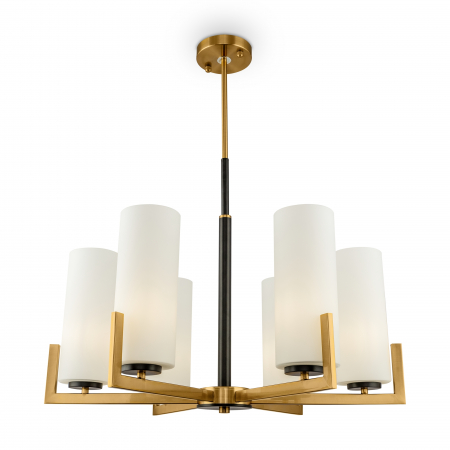 Candelabre - Candelabru Fortano MOD089PL-06BS, 6xE27, auriu+alb, IP20, Maytoni