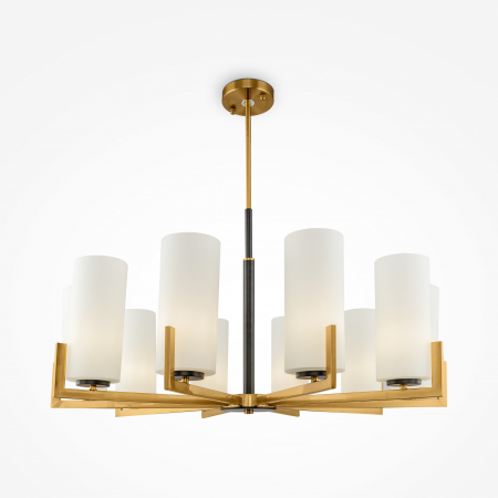 Dormitor - Candelabru Fortano MOD089PL-10BS, 10xE27, auriu+alb, IP20, Maytoni