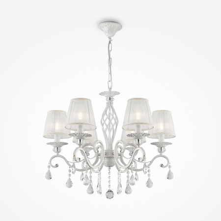 Lustre - Candelabru Grace ARM247-06-G, 6xE14, alb+auriu, IP20, Maytoni