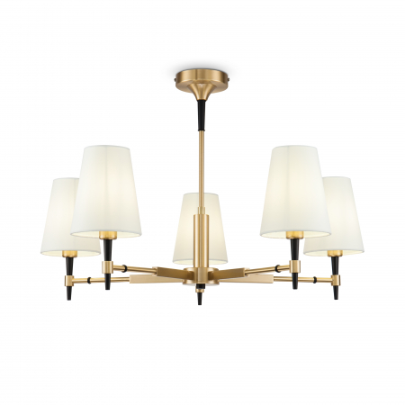 Lustre - Candelabru Zaragoza H001CL-05BS, 5xE14, arama+alb, IP20, Maytoni