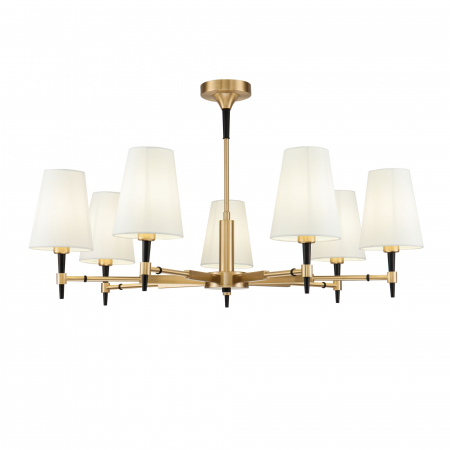 Lustre Living - Candelabru Zaragoza H001CL-07BS, 7xE14, arama+alb, IP20, Maytoni