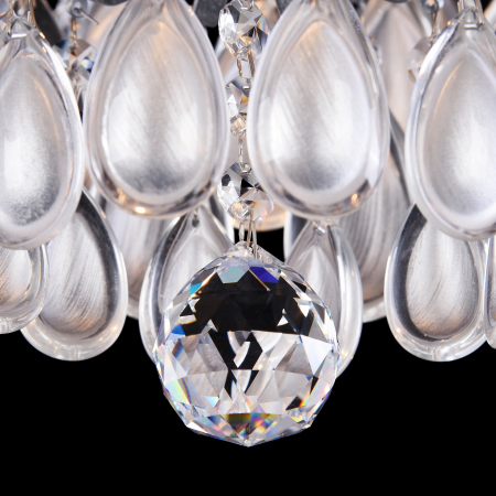 Candelabru Chabrol MOD056PL-04S, 4xE14, argintiu+transparent, IP20, Maytoni [5]