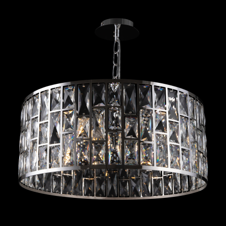 Candelabru Gelid MOD184-PL-04-CH, 4xE27, crom+transparent, IP20, Maytoni [2]