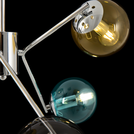 Candelabru Nancy, Metal Crom, 40W, MAYTONI MOD139PL-06CH [3]