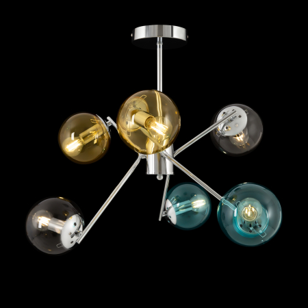Candelabru Nancy, Metal Crom, 40W, MAYTONI MOD139PL-06CH [6]