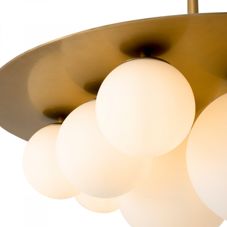   Candelabru Orsini din sticlă albă 118355 EICHHOLTZ [4]