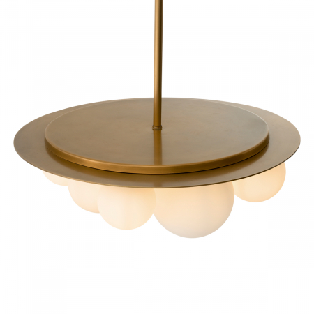   Candelabru Orsini din sticlă albă 118355 EICHHOLTZ [2]