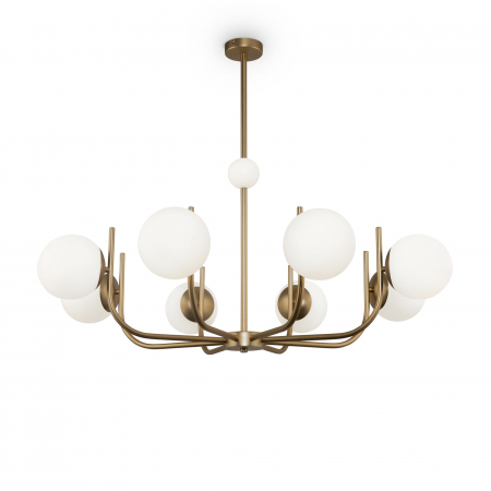 Lustre - Candelabru Rendez-Vous MOD109PL-08BS, 8xE14, arama+alb, IP20, Maytoni