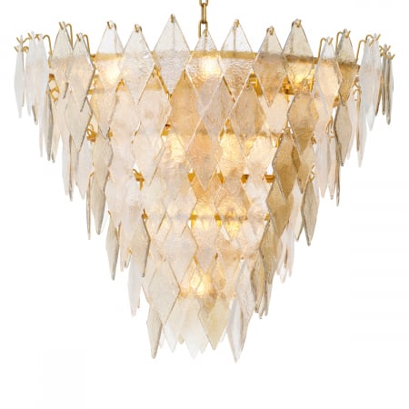 Promotii -   Candelabru Rhombus L finisaj din alamă antică 119178 EICHHOLTZ