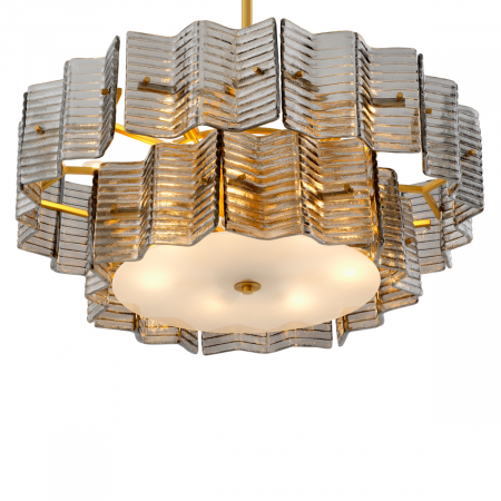   Candelabru Silvano din sticlă fumurie 119341 EICHHOLTZ [3]