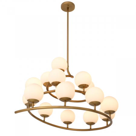   Candelabru Brissac finisaj din alamă antică 116944 EICHHOLTZ [2]