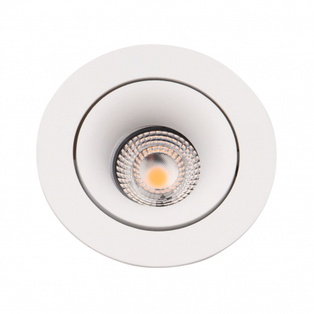 Carcasa alba ajustabila spot Jeso Ø 10,5 cm din metal, H0117 - Maxlight [2]