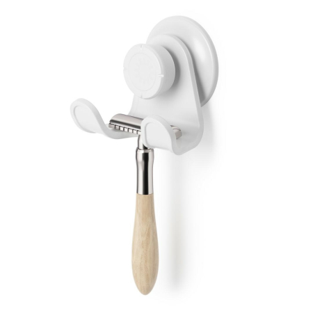Produse - Cârlig pentru Duș Flex 8x6x8 cm, Plastic Alb - Umbra