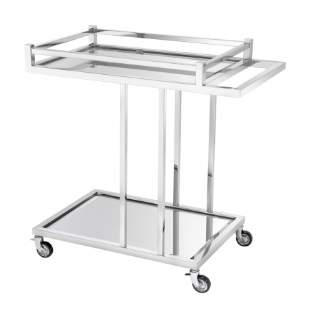 Produse -   Carucior mobil Beverly Hills inoxidabil lustruit 104872 EICHHOLTZ
