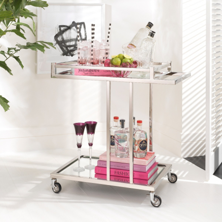  Carucior mobil Beverly Hills inoxidabil lustruit 104872 EICHHOLTZ [1]