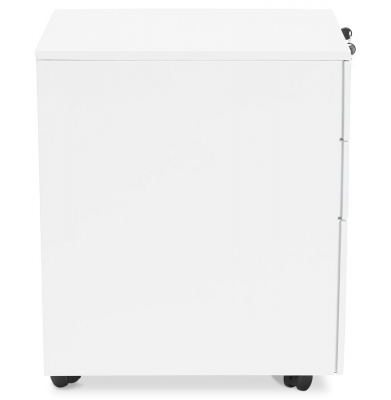 Casetiera alba metal cu 3 sertare OFFICIO 40x52 cm cu incuietoare, OA00130WH - Kokoon [2]