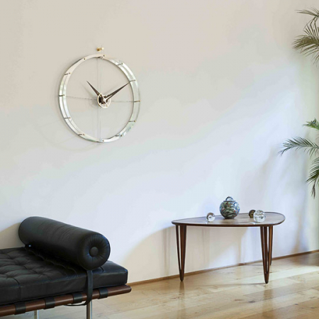 Ceas de perete lux diverse finisaje Doble O Ø 70 cm, lemn si metal, DOW000D - NOMON [3]