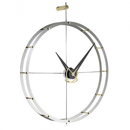 Ceas de perete lux diverse finisaje Doble O Ø 70 cm, lemn si metal, DOW000D - NOMON [0]