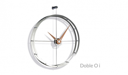 Ceas de perete lux diverse finisaje Doble O Ø 70 cm, lemn si metal, DOW000D - NOMON [7]