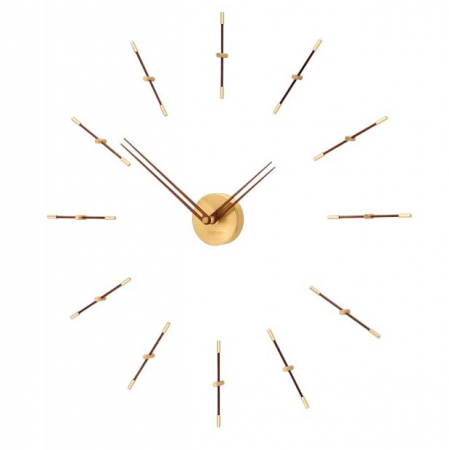Ceas decorativ de perete diverse finisaje Mini Merlin Ø 70 cm, din metal si lemn, design lux, MMN12 - NOMON [3]