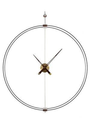 Produse - Ceas Decorativ Doble Ring 90, Oțel și Lemn - King Home