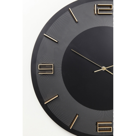 Ceas Decorativ Leonardo 29 48,5x4,5x48,5 cm, MDF și Aluminiu Negru, Auriu - Kare Design [3]
