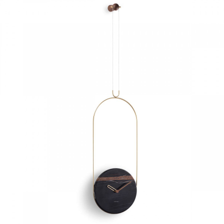 Ceasuri decorative - Ceas decorativ lux Colgante marmura EMPERADOR/SAHARA NOIR, COLGG0MS - NOMON