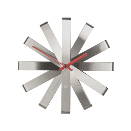 Decoratiuni - Ceas Decorativ Ribbon 31x6x31 cm, Oțel - Umbra
