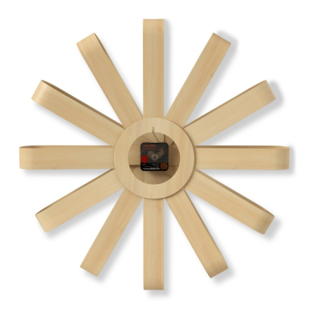 Ceas Decorativ Ribbonwood 52x10x52 cm, Lemn - Umbra [2]