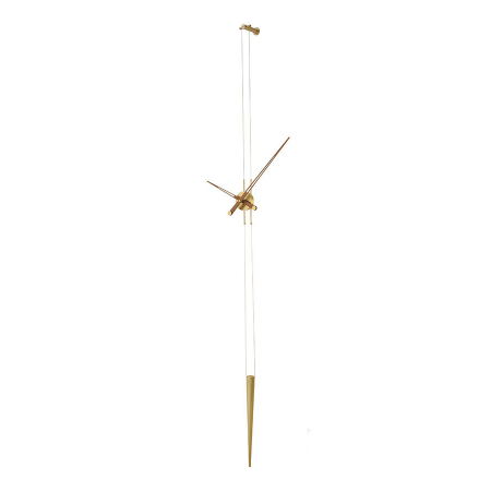Ceas pendul lux crom/auriu/grafit Pendulo, metal si lemn de nuc, inaltime reglabila, PEI - NOMON [5]