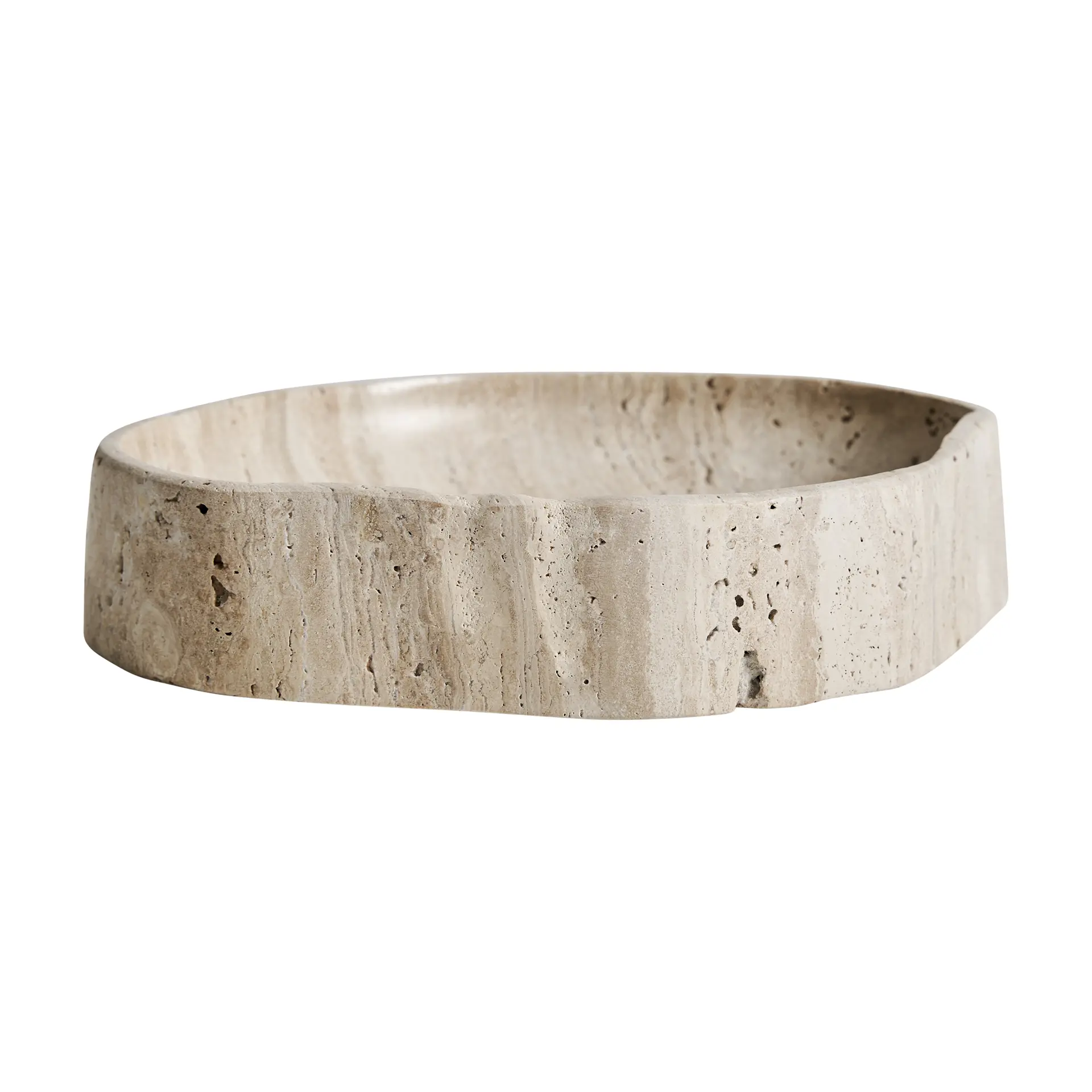 Produse - Centru de Masa Motrus din Travertin Bej, 24x20x5cm, VicalHome 38248 VicalHome 38248