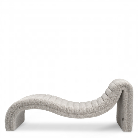   Chaise Longue Pioneer bouclé gri 116132 EICHHOLTZ [1]