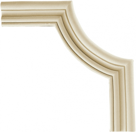 Chenar decorativ din poliuretan CR807B - 29.5x29.5x1.5 cm [1]