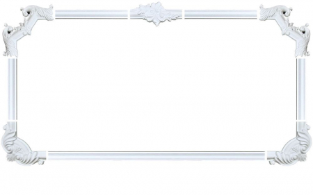 Chenar decorativ din poliuretan CR810D - 11x2x24 cm [1]