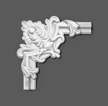 Produse - Chenar decorativ din poliuretan HCR502-2 - 22x22x1.6 cm