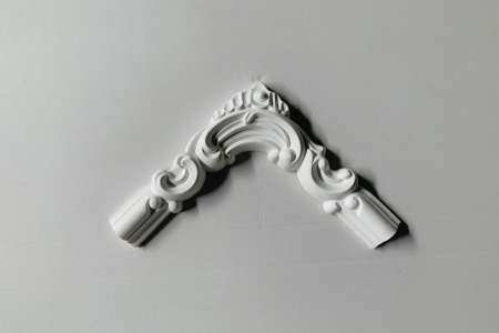Produse - Chenar decorativ din poliuretan M1-1 - 21.3 x 21.3 x 2 cm