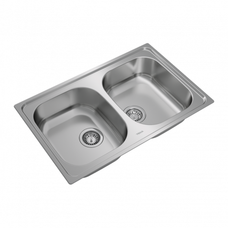 Chiuveta bucatarie 2 cuve inox microtexturat  UNIVERSE 2B 80 -Teka [4]