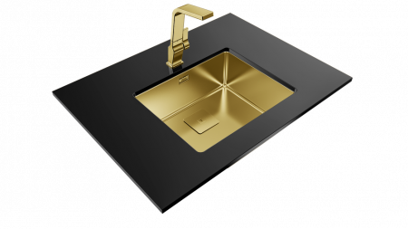 Chiuveta bucatarie aurie din inox  FLEXLINEA RS15 50.40 BRASS -Teka [5]