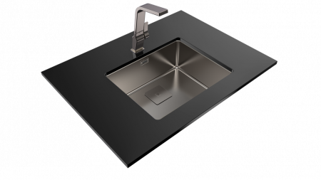 Chiuveta bucatarie gri inchis din inox  FLEXLINEA RS15 50.40 TITANIUM -Teka [5]