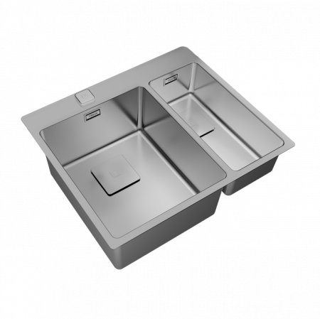 Chiuvete bucatarie - Chiuveta bucatarie inox 2 cuve FORLINEA RS15 2B 580 -Teka