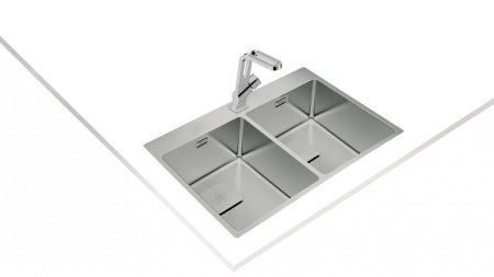Chiuveta bucatarie inox 2 cuve FORLINEA RS15 2B 740 -Teka [3]