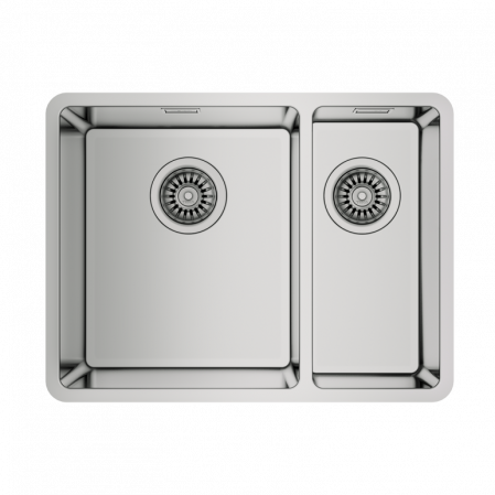 Chiuvete bucatarie - Chiuveta bucatarie inox cu 2 cuve  “PureLine” BE LINEA RS15 2B 580, montaj sub blat -Teka