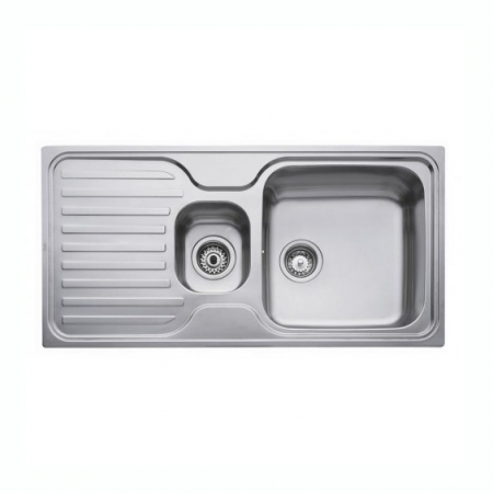Chiuvete bucatarie - Chiuveta bucatarie inox microtexturat  PRINCESS 1 1/2B 1D cu 2 cuve si picurator -Teka
