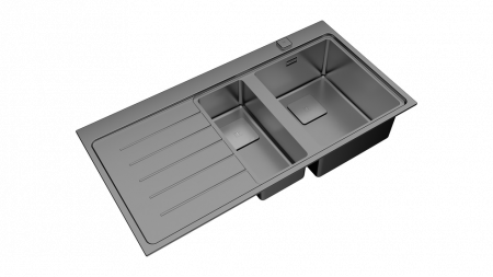 Chiuveta bucatarie inox  ZENIT RS15 1 1/2B 1D 2 cuve cu picurator -Teka [2]