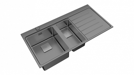 Chiuveta bucatarie inox  ZENIT RS15 1 1/2B 1D 2 cuve cu picurator -Teka [9]